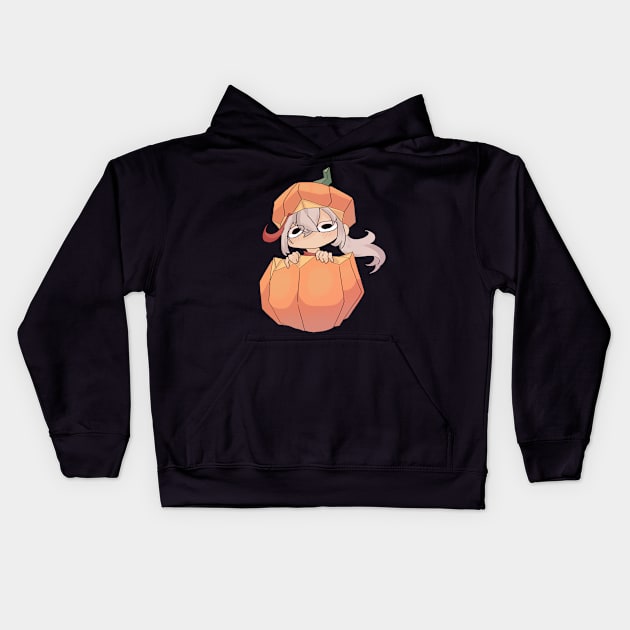 pumpkin kazuha Kids Hoodie by stoopid-smoo